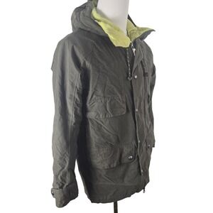 Burton DRYRIDE Snowboard Jacket Hooded Olive Green Insulated Winter Utility Sz S